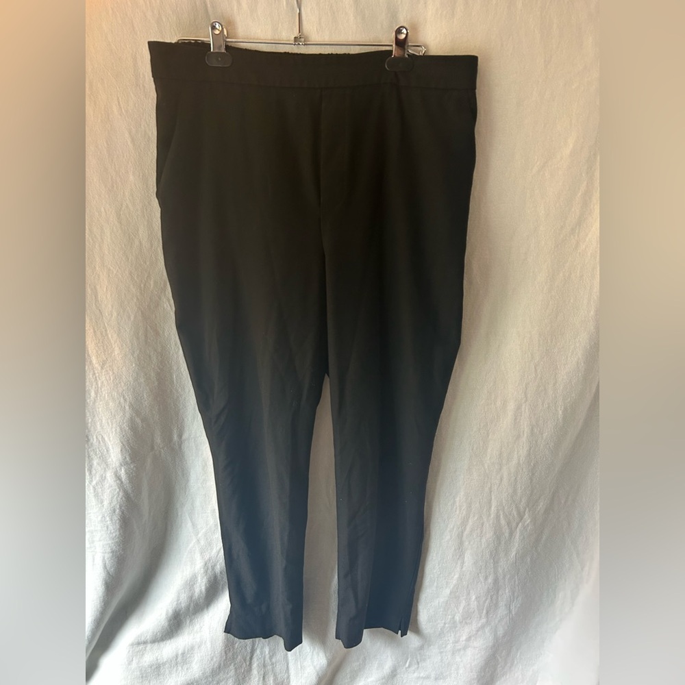 Banana Republic Hayden Pant Black Size 16 Slim Trouser Slacks Dress Business